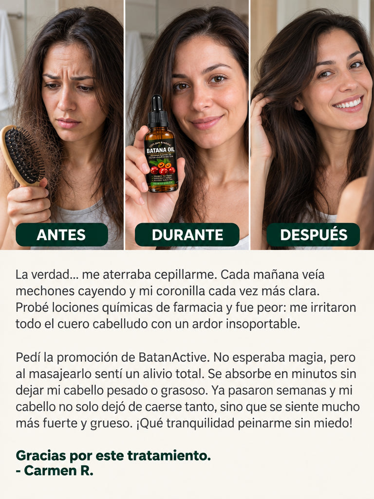 BatanActive™: Frena la caída y engrosa tu cabello.